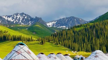 About Mongolia's yurts.