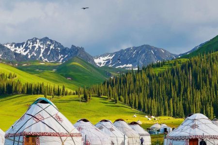 About Mongolia's yurts.